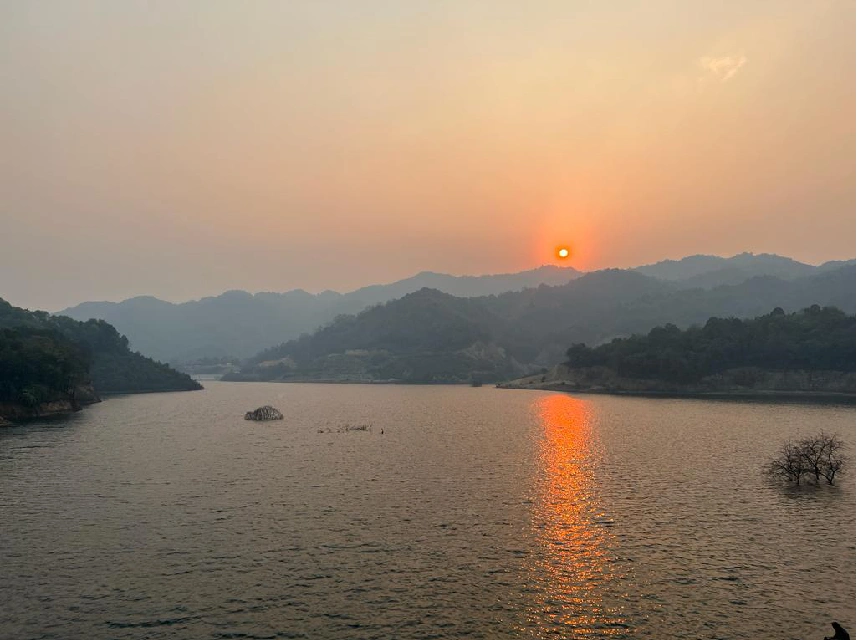 Relaxing by Dhaap Lake